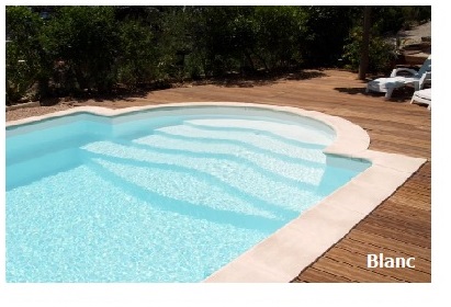 coque piscine blanc