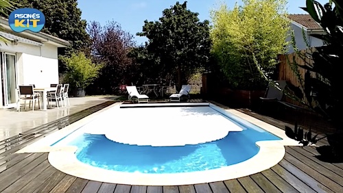 Exemple avec volet de sécurité immergé.