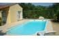 Coque de piscine polyester avec escalier contemporain