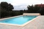 Piscine rectangulaire 8x4 à fond plat avec angles droits