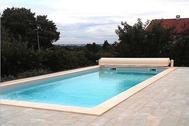 Pacifique piscine rectangulaire 8x4 coque polyester en kit