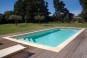 Piscine spécialement  conçus pour conserver le maximum de surface de nage.