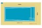 Piscine rectangulaire coque polyester piscine enterrée 10m x 4,20 m.