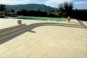 Margelles Cap-Vert + plage sur mesure pour votre piscine 