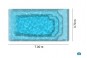 Piscine rectangulaire coque polyester de 7m x 3,7m