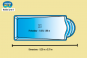 Piscine coque polyester coque de 9,20 x 3,70m
