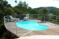 Style de piscine "en amande"