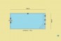Piscine rectangulaire coque de 8 x 4m...