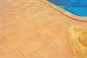 Orange - Margelles "Fidji 3" sur mesure pour votre piscine