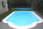 1  piscine coque polyester fabriquée en France
