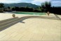 Margelles de piscine ton pierre couleur "Ivoire" pour Cap-Vert + plage 860