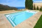 Piscine coque couleur blanc pur