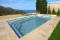 Piscine coque couleur gris