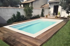 Fidji 3. piscine coque rectangulaire