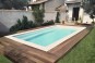 Fidji 3. piscine coque rectangulaire