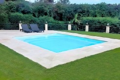 Piscine carrée Jersey