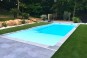 Paques piscine avec plage 2,5m et escalier