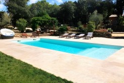 Paques piscine avec plage 1,50 m + escalier