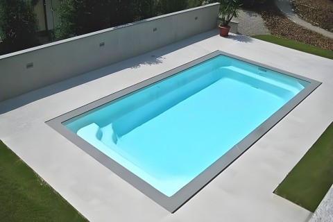 Pacifique Piscine rectangulaire 8 x 4 