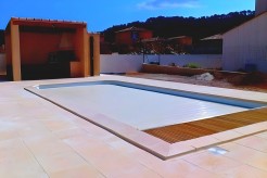 Majorque Piscine rectangulaire avec volet de sécurité inclus
