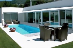 Oman 9m Piscine avec volet de sécurité immergé