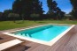 Baltique Piscine rectangulaire 9 x 4 coque polyester