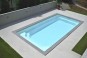 Coque piscine blanc pur