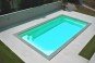 Coque piscine blanc carrare