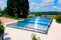 Vitrages des parois en polycarbonate de type Lexan®  anti-U.V. , alvéolaire