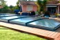 Abri de piscine bas coulissant