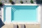 Votre piscine familiale avec plage et escalier !