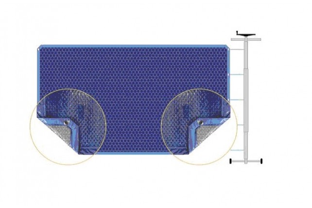 Bâche à bulles piscine Moustique