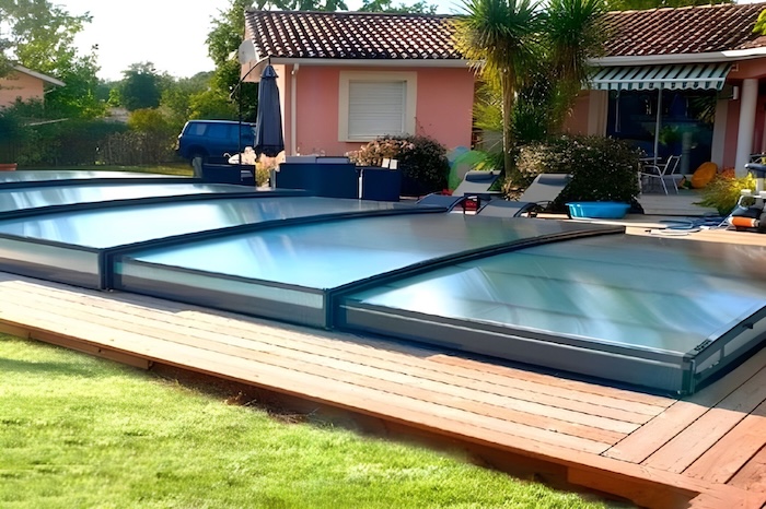 Abris de piscine bas