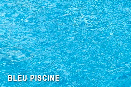 Couleur Bleu piscine, rendu en eau