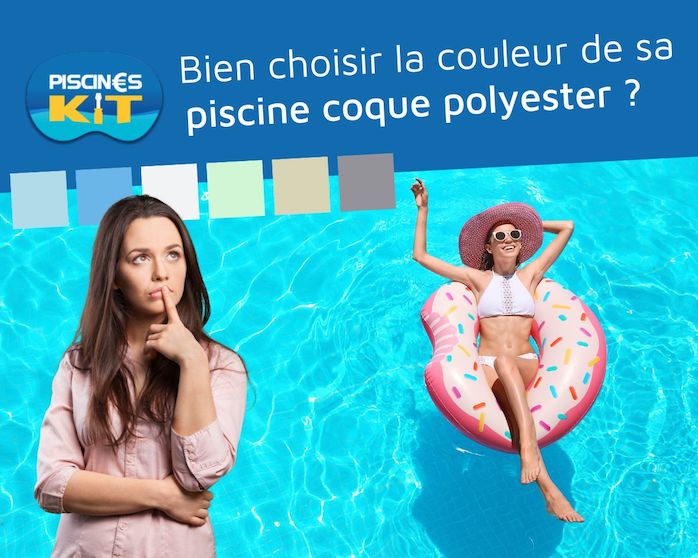 Couleur de coque de piscine en kit