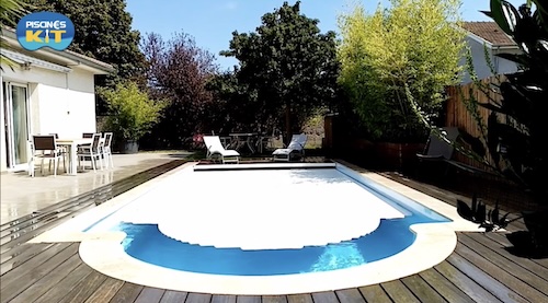 Votre piscine avec volet immergé, à installer dans la foulée, ou bien plus tard !