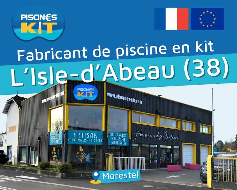 Fabricant piscine à L’Isle-d’Abeau : coque polyester en kit Isère