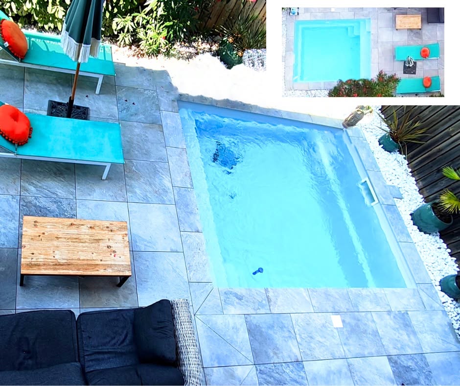 Mini piscine carrée sans permis de construire !