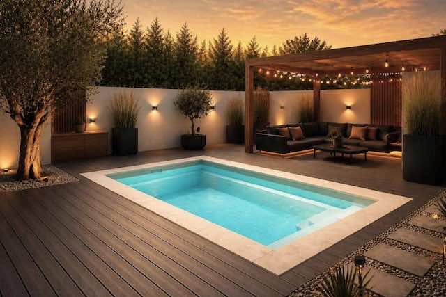 Votre coque polyester piscine de moins de 10 m2 sans permis de construire !