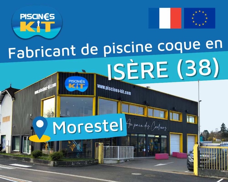 Fabricant de piscine, coque polyester en Isère (38)