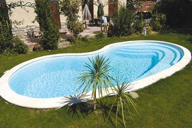piscine coque polyester - modèle indienne