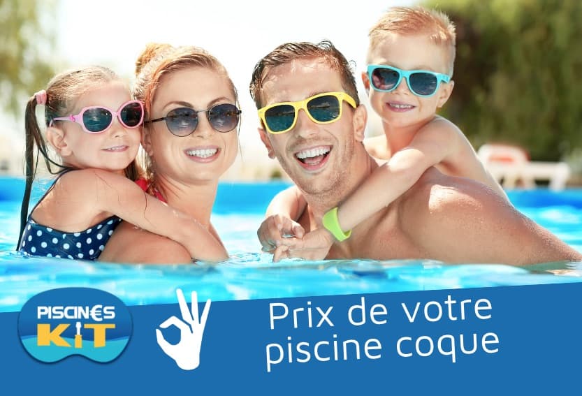 Quel est le prix d'une piscine coque polyester pour la famille ?