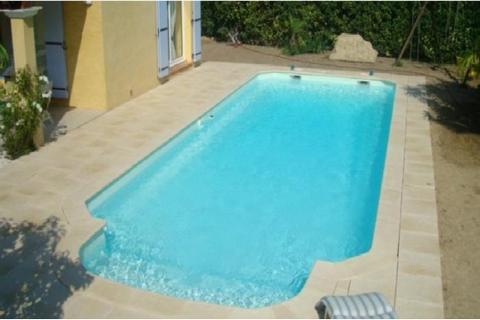 Kit Piscine rectangulaire coque polyester Lérins